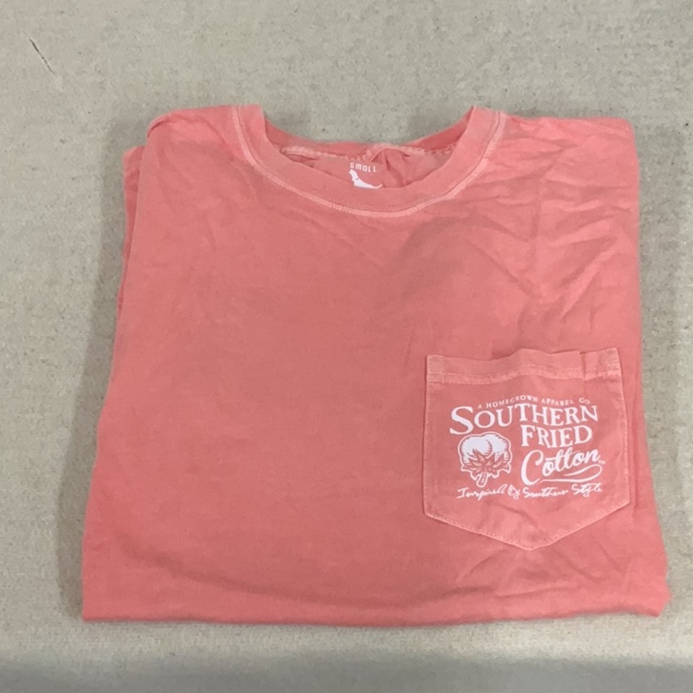 EUC Woman’s short sleeve Southern fried cotton t-shirt